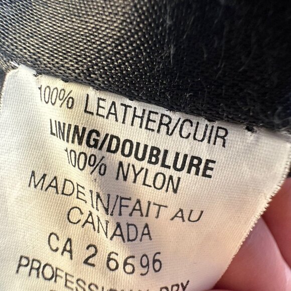 Ironhead Jacket‎ Motorcycle Leather Black Button-Up Pockets Women's Size XS VTG - Picture 12 of 13